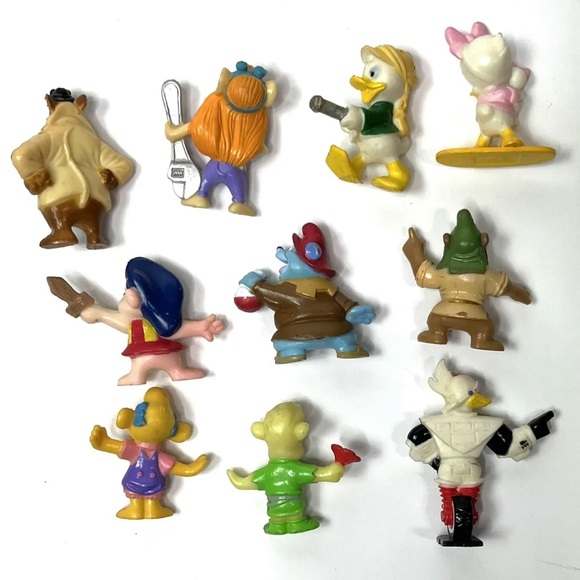 Disney Afternoon 1991 & 1992 Kellogg’s 2 Inch Figures Lot Of 10 - Rescue Rangers - Picture 3 of 6